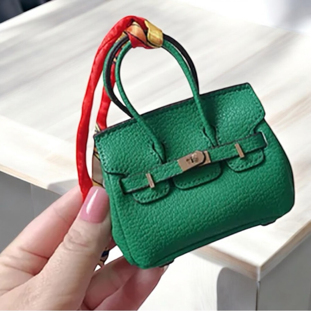 Mini bag keychain - Green